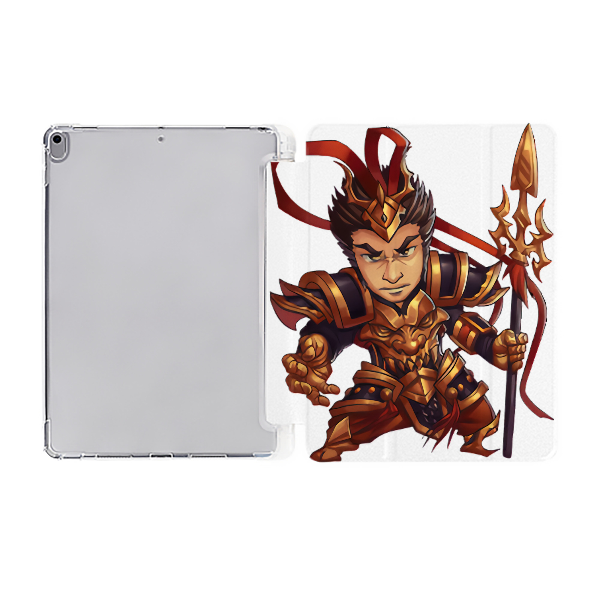 （画像用） リーグ・オブ・レジェンド League of Legends LOL IPad ケース ペン収納付き 三つ折りスタンド PUレザー×シリコン 対応機種9.5/10.5/10.9インチ